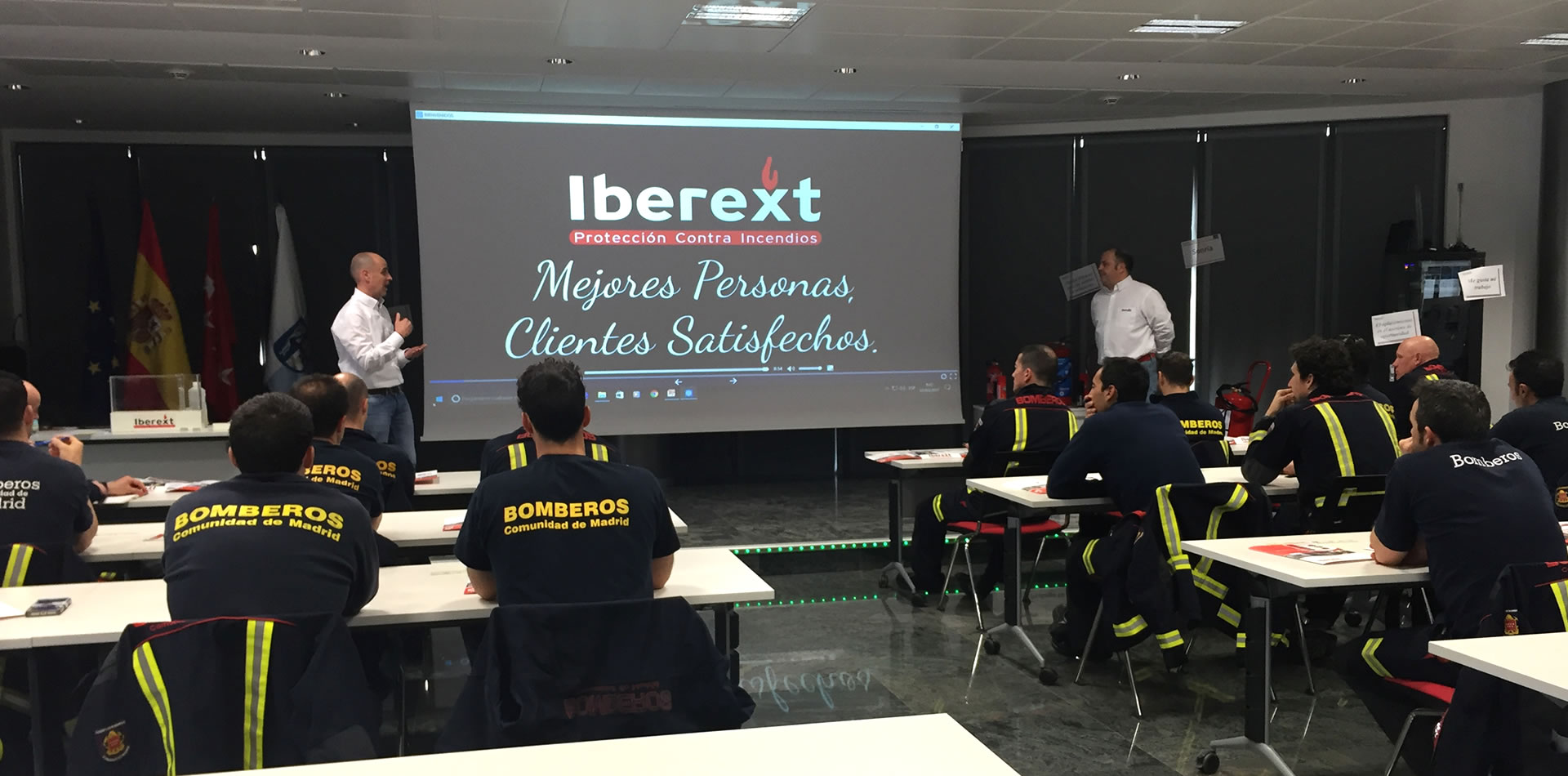 Curso de Iberext para Bomberos de la Comunidad de Madrid