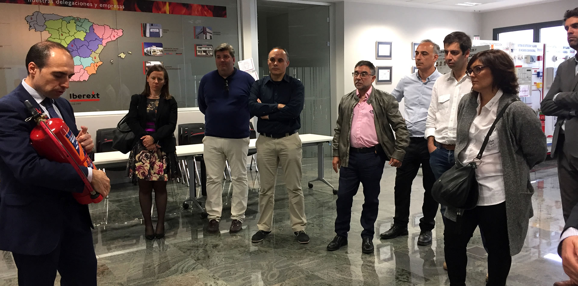 Sonae Sierra visita el Centro Tecnológico de Iberext