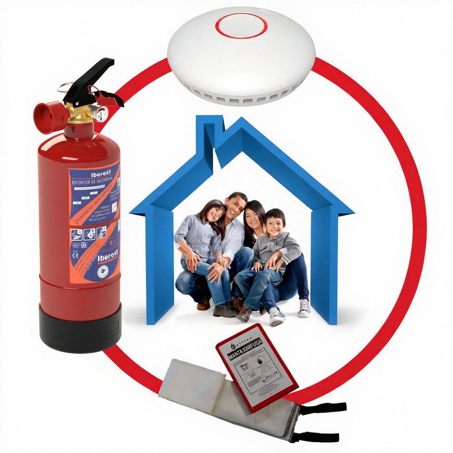 Kit de incendio para hogar